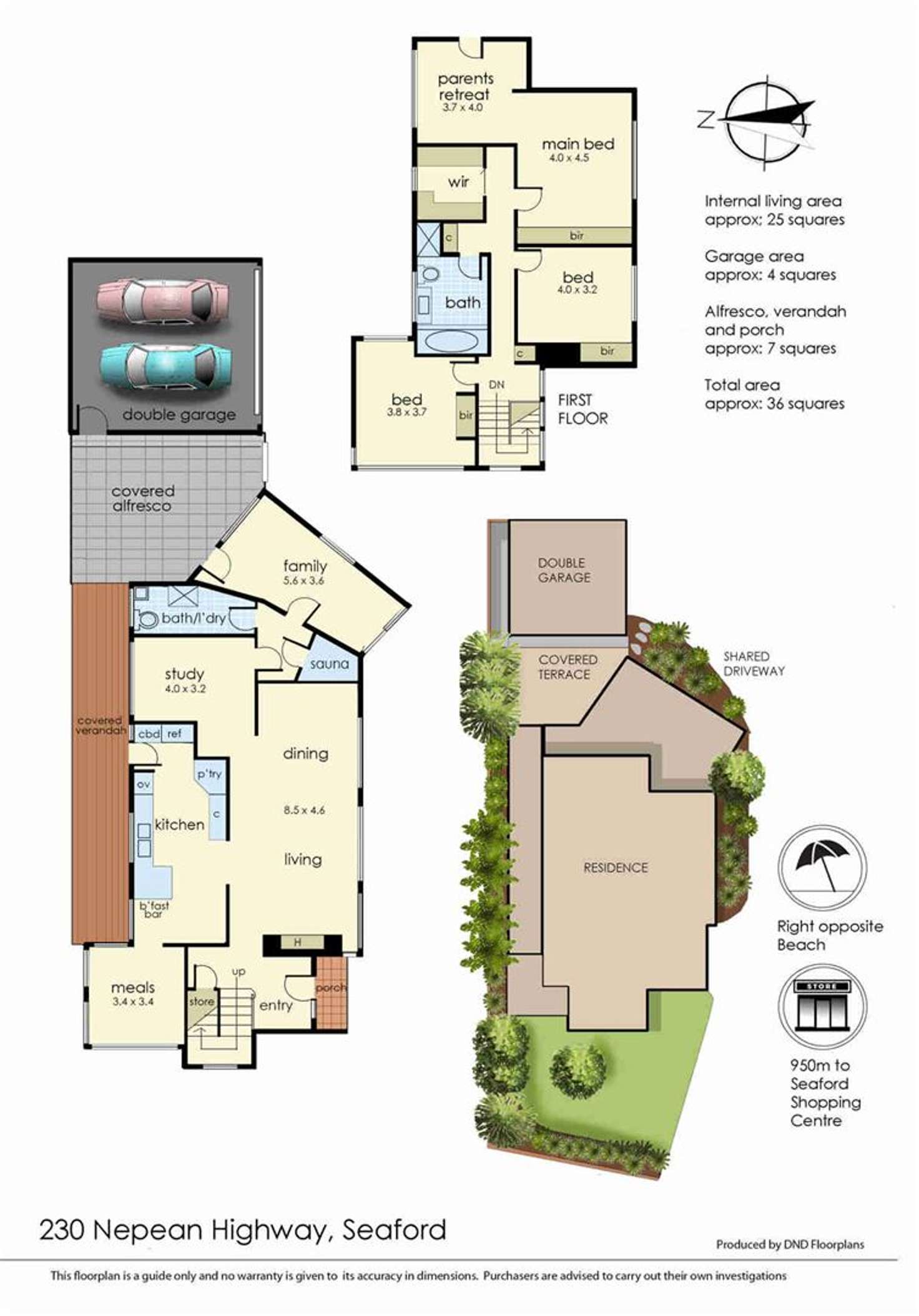 Floorplan of Homely house listing, 230 Nepean Highway, Seaford VIC 3198