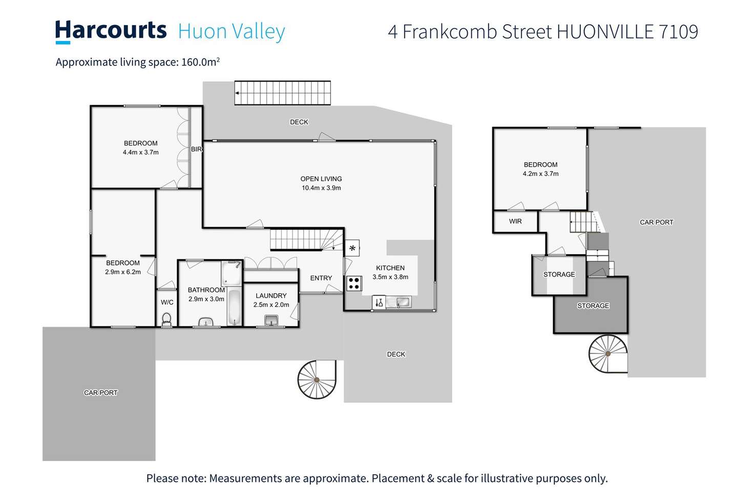 Floorplan of Homely house listing, 4 Frankcomb Street, Huonville TAS 7109