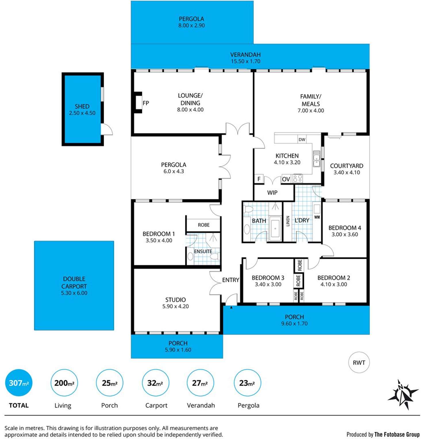 Floorplan of Homely house listing, 1 Miller Drive, Happy Valley SA 5159