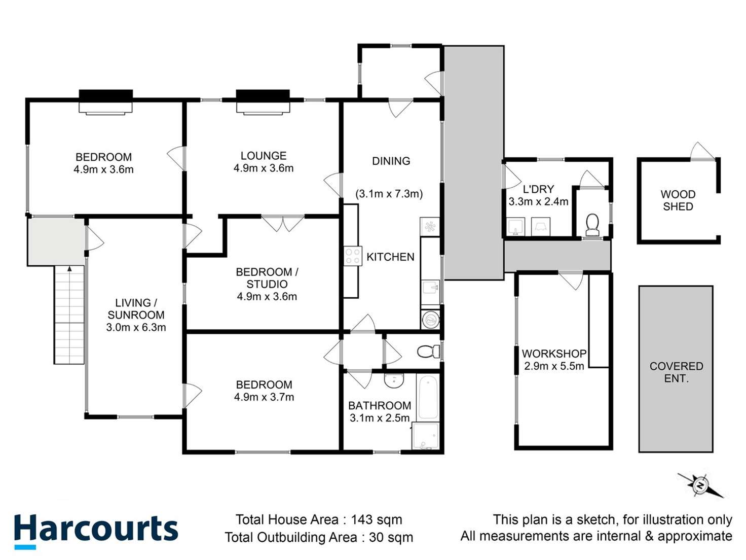 Floorplan of Homely house listing, 24 Wilsons Road, Geeveston TAS 7116