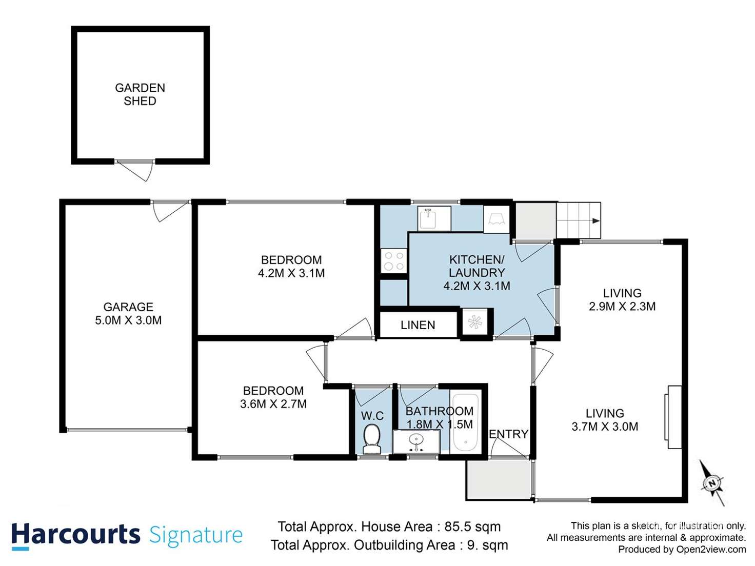 Floorplan of Homely house listing, 19 Waratah Road, Risdon Vale TAS 7016