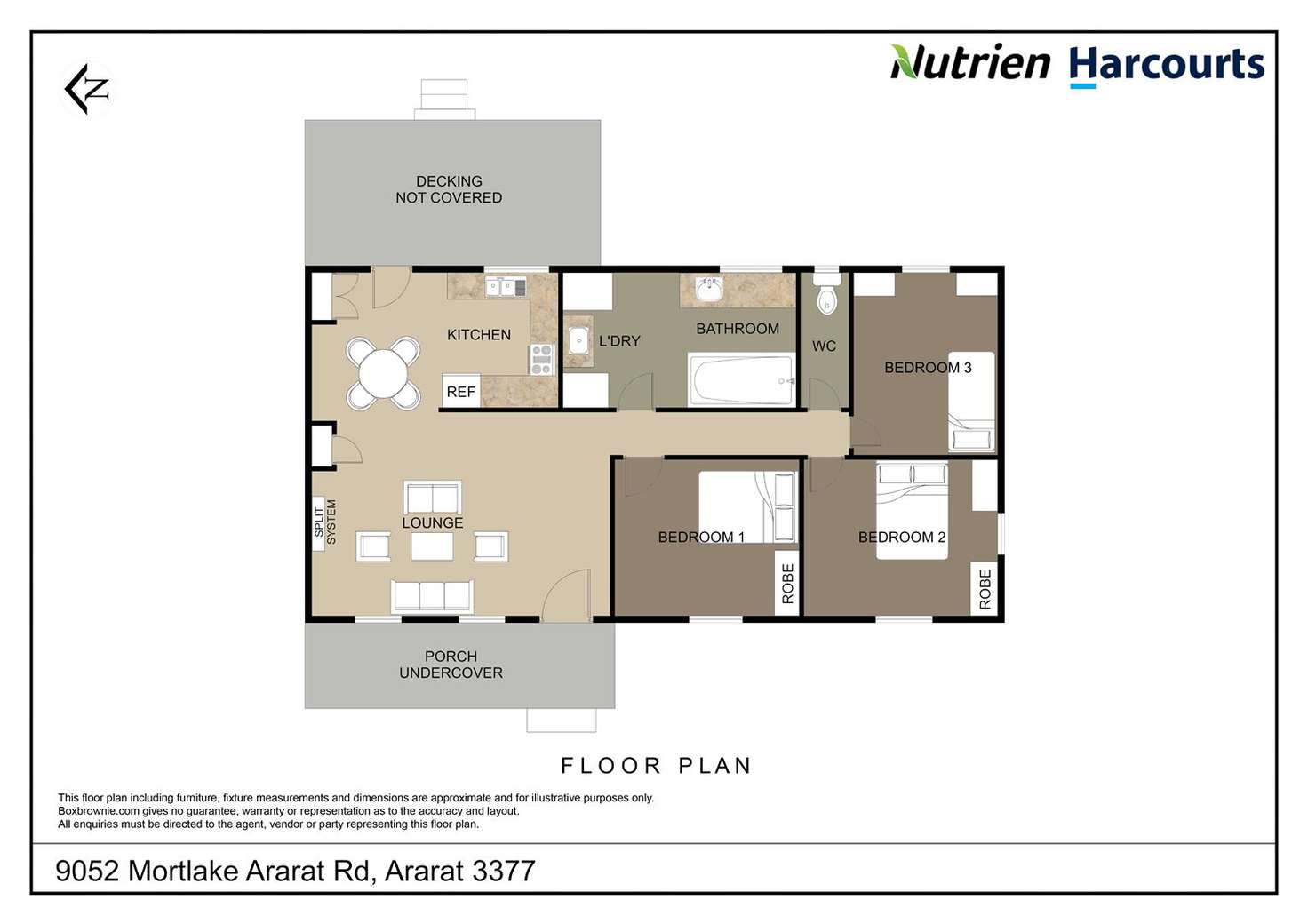 Floorplan of Homely house listing, 9052 Mortlake-Ararat Road, Ararat VIC 3377
