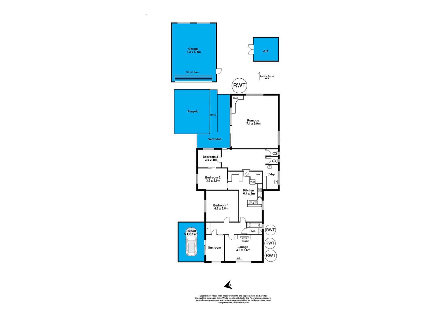 Floorplan of Homely house listing, 9 Station Avenue, Blackwood SA 5051