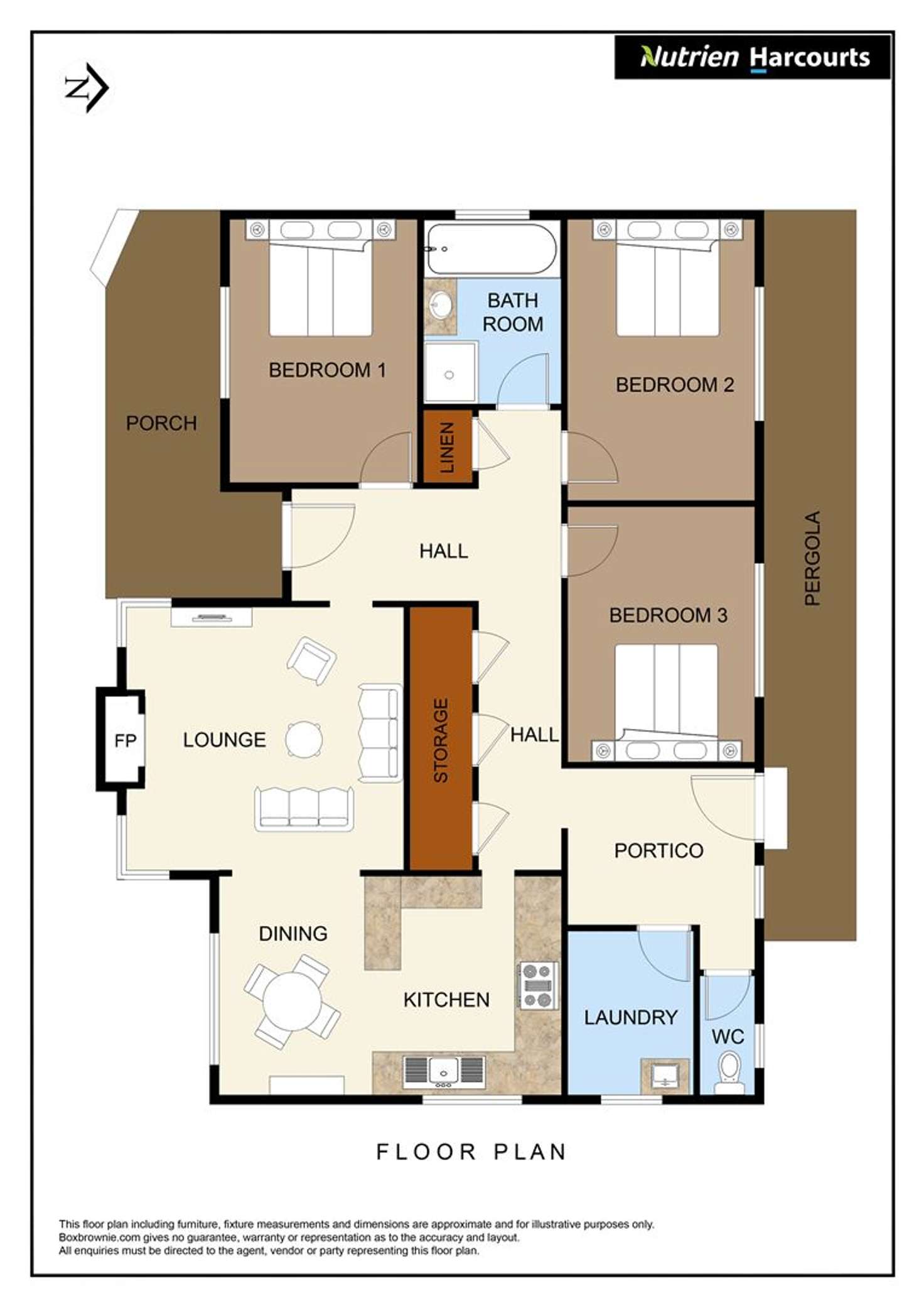 Floorplan of Homely house listing, 39 McGibbony Street, Ararat VIC 3377