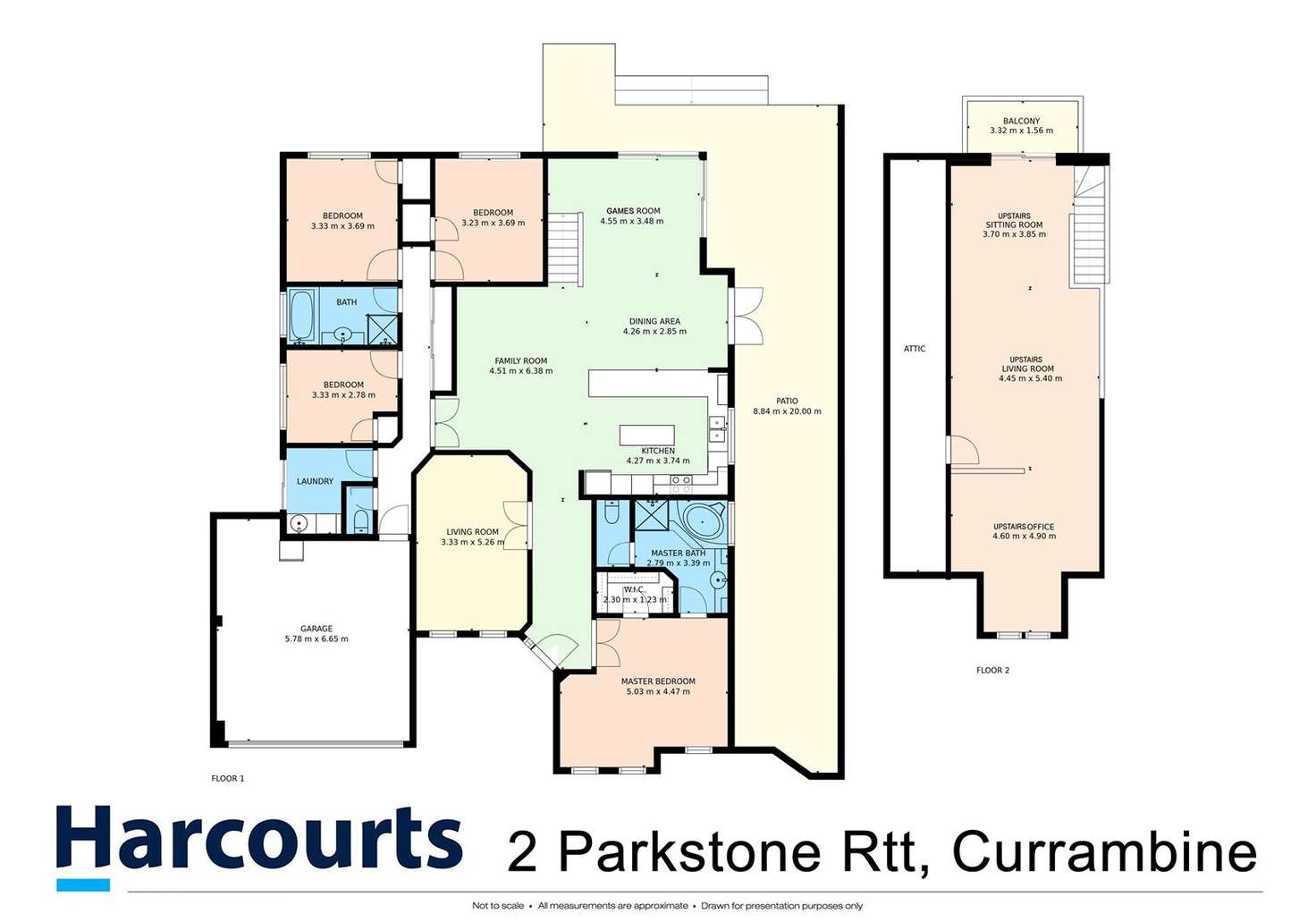 Floorplan of Homely house listing, 2 Parkstone Retreat, Currambine WA 6028
