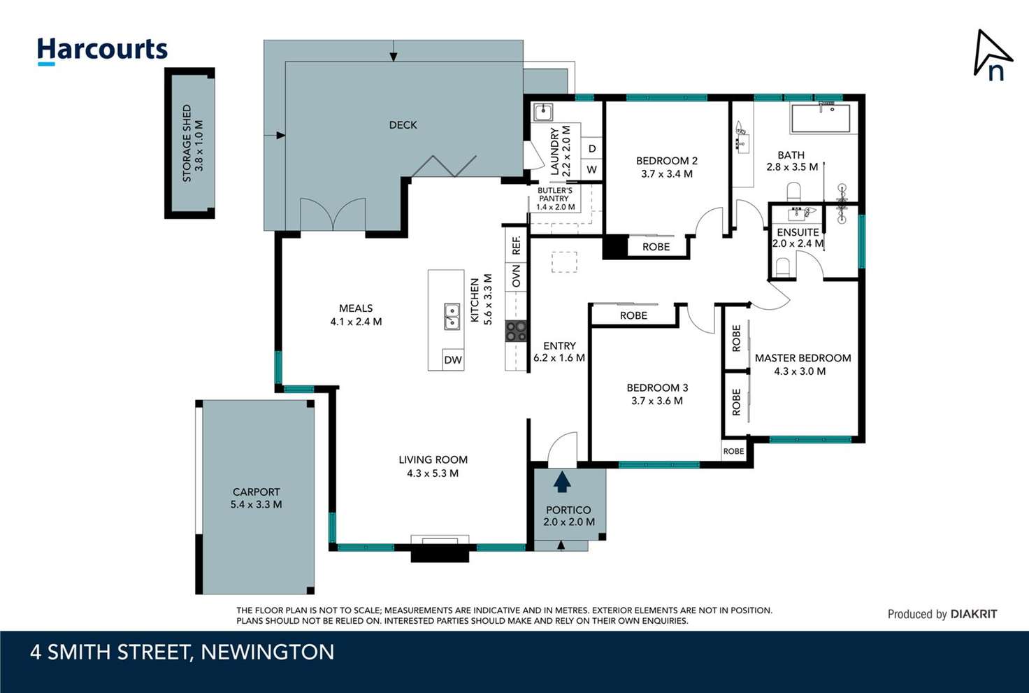 Floorplan of Homely house listing, 4 Smith Street, Newington VIC 3350
