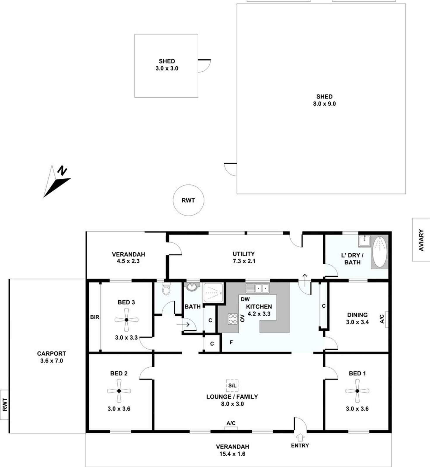 Floorplan of Homely house listing, 8 Railway Tce, Riverton SA 5412