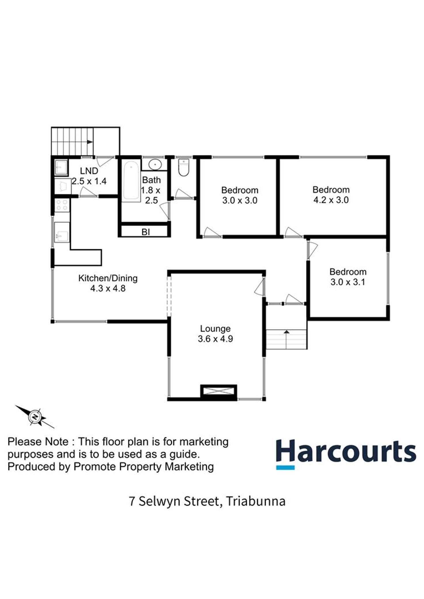 Floorplan of Homely house listing, 7 Selwyn Street, Triabunna TAS 7190