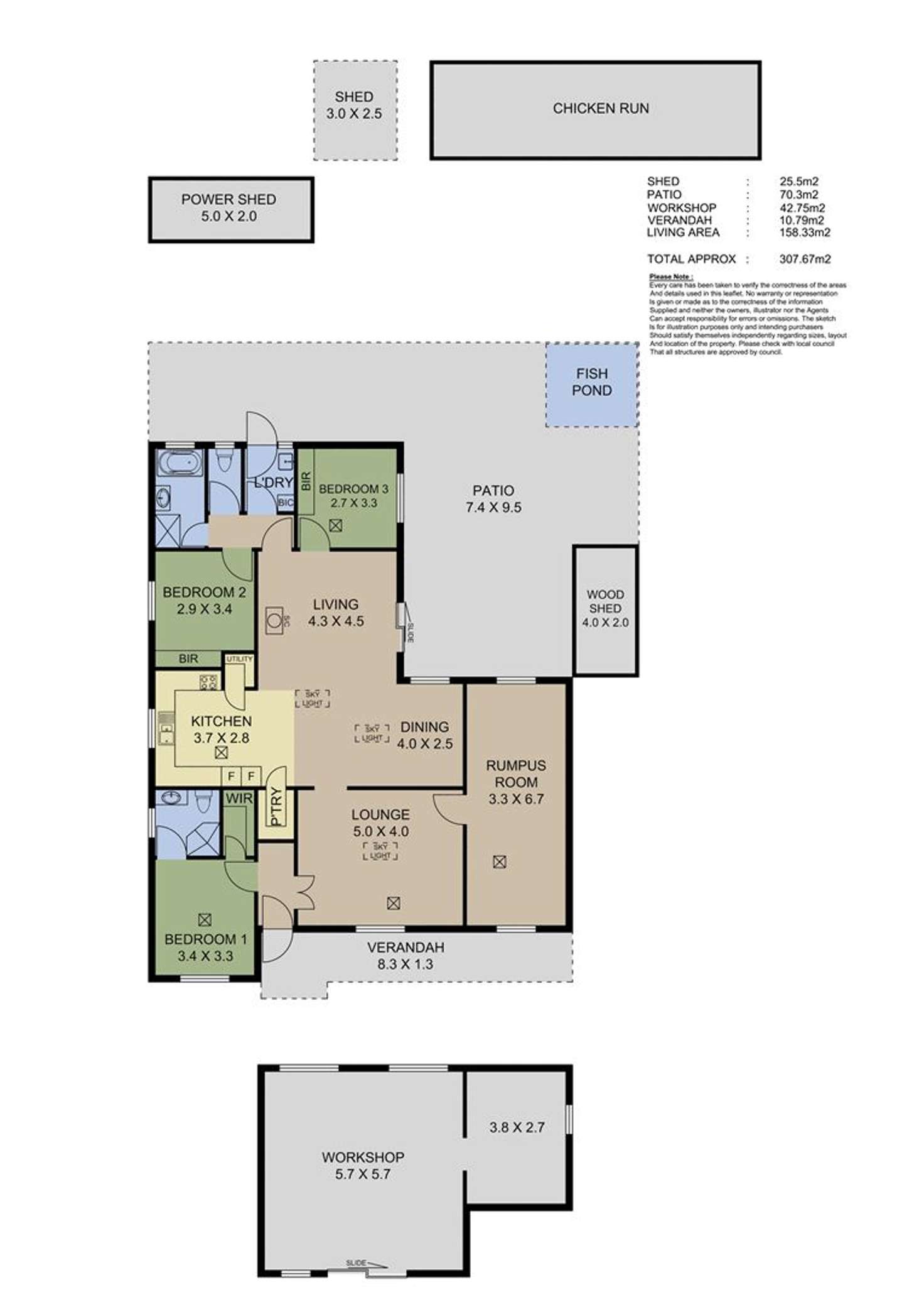 Floorplan of Homely house listing, 9 Shakes Road, Nairne SA 5252