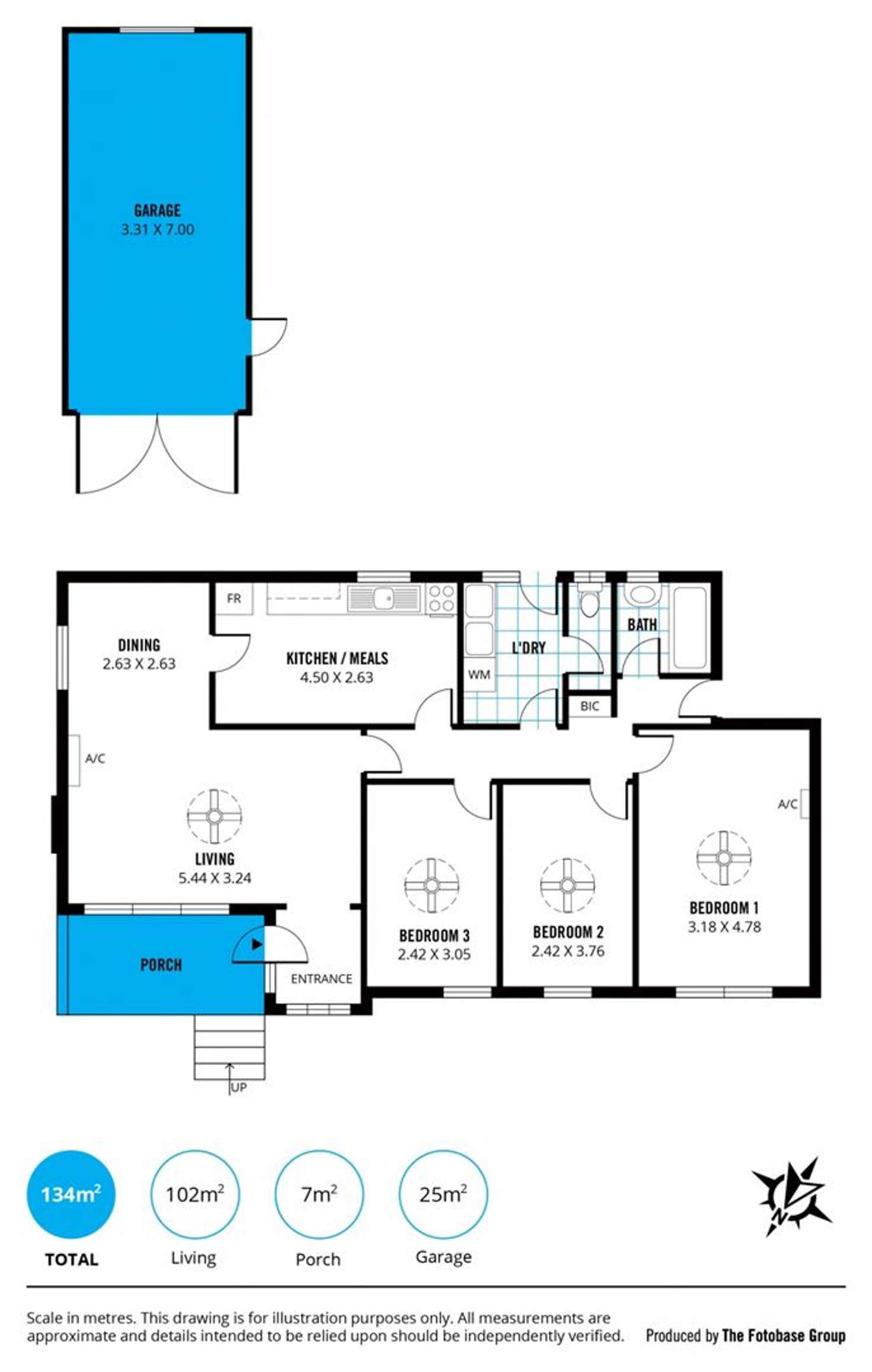 Floorplan of Homely house listing, 5 Grafton Street, Seacombe Heights SA 5047