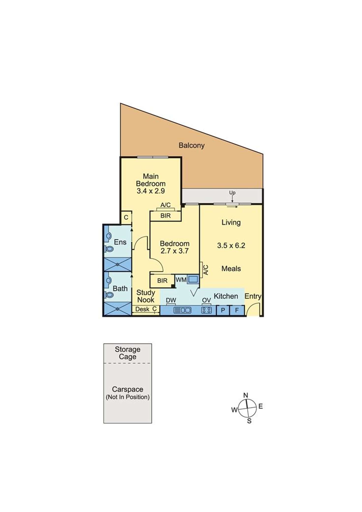 Floorplan of Homely apartment listing, 3/1072 Burke Road, Balwyn North VIC 3104