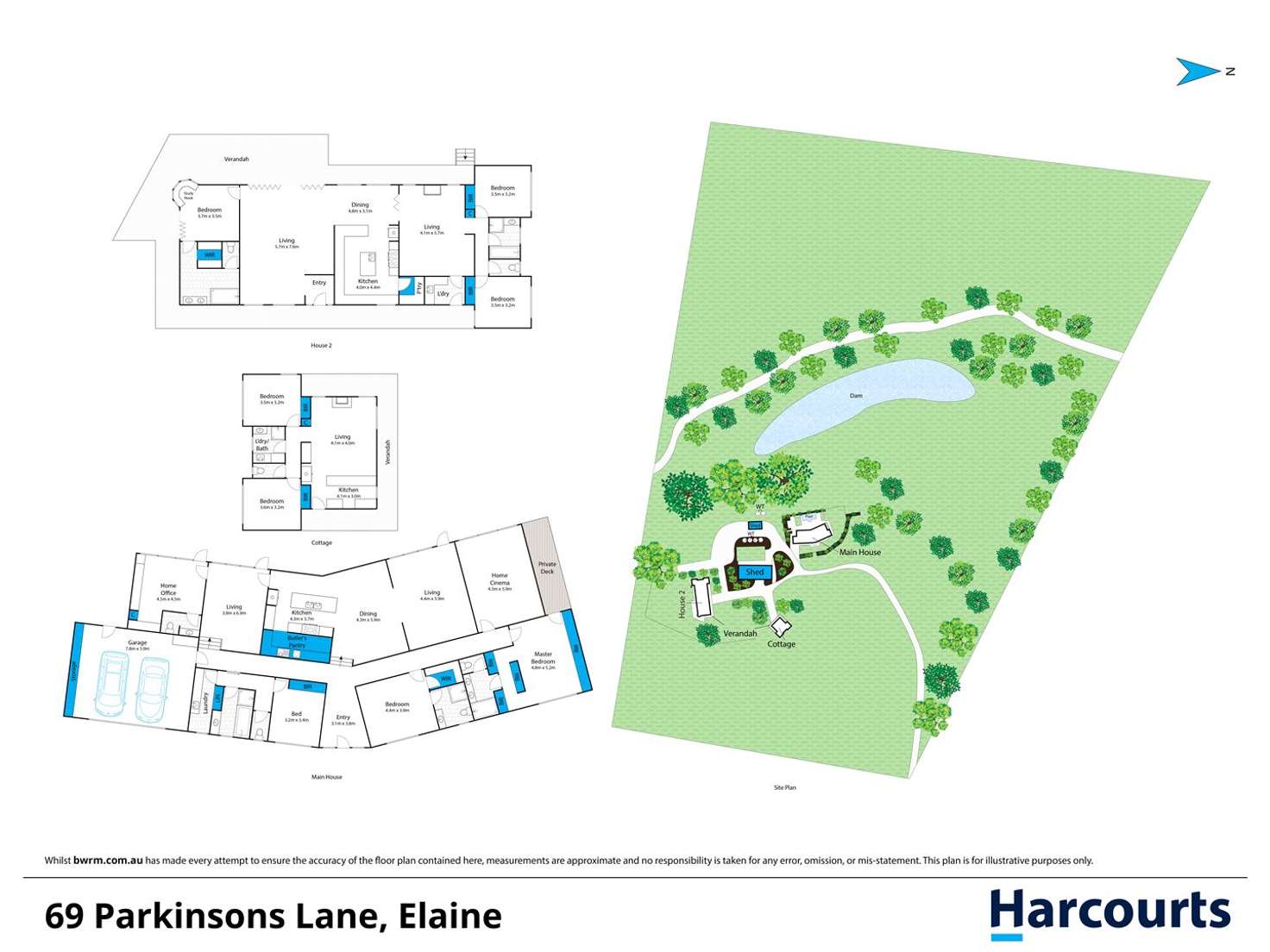 Floorplan of Homely house listing, 69 Parkinsons Lane, Elaine VIC 3334