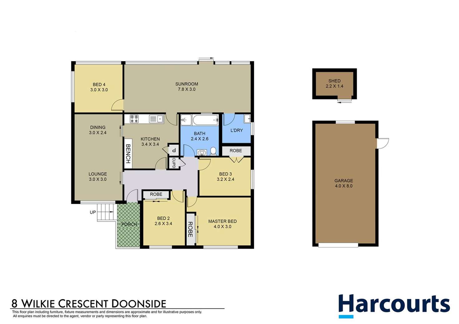 Floorplan of Homely house listing, 8 Wilkie Crescent, Doonside NSW 2767