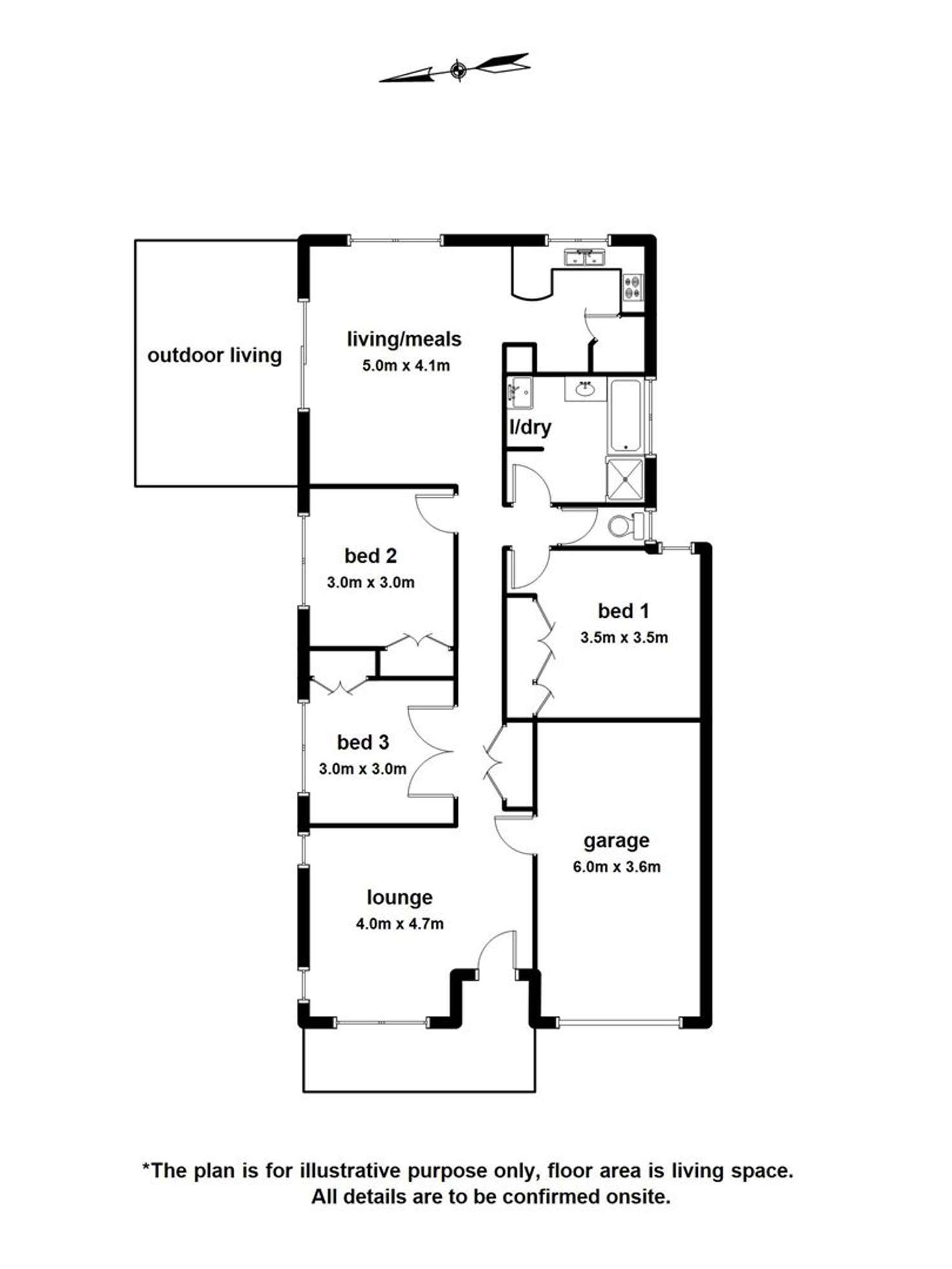 Floorplan of Homely house listing, 8 Bewley Way, Berwick VIC 3806