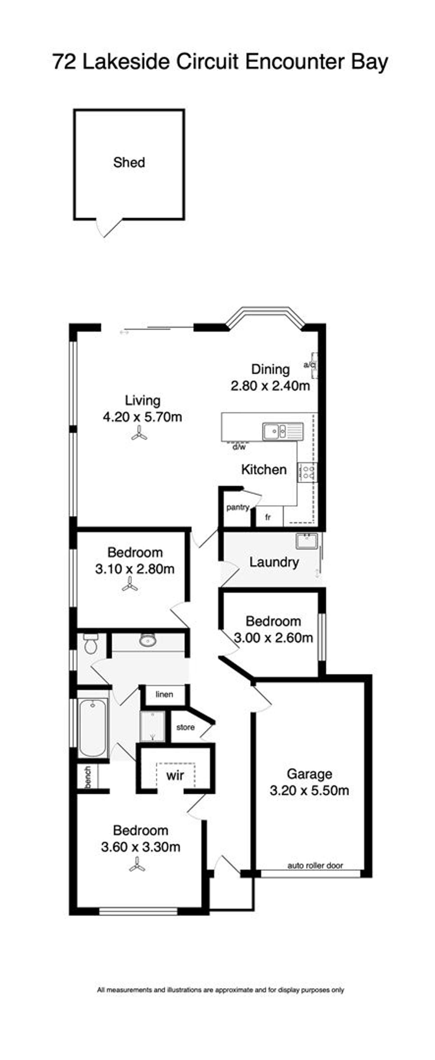 Floorplan of Homely house listing, 72 Lakeside Circuit, Encounter Bay SA 5211