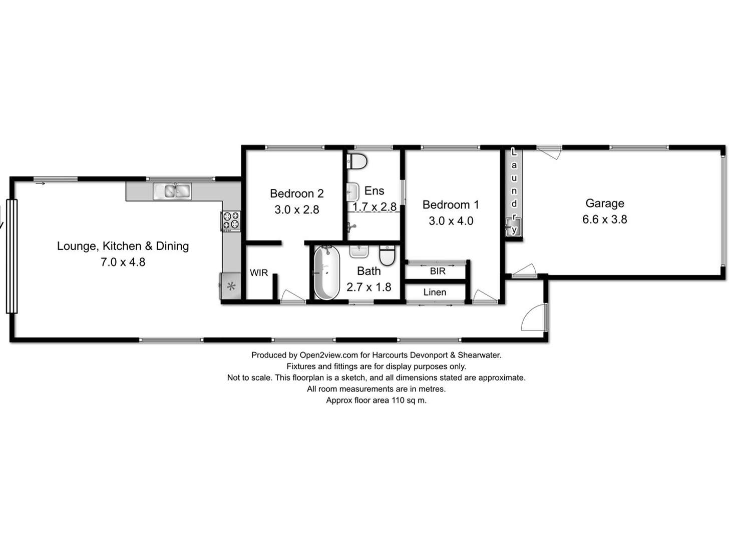 Floorplan of Homely unit listing, 2-4/22 Alberta Street, Latrobe TAS 7307