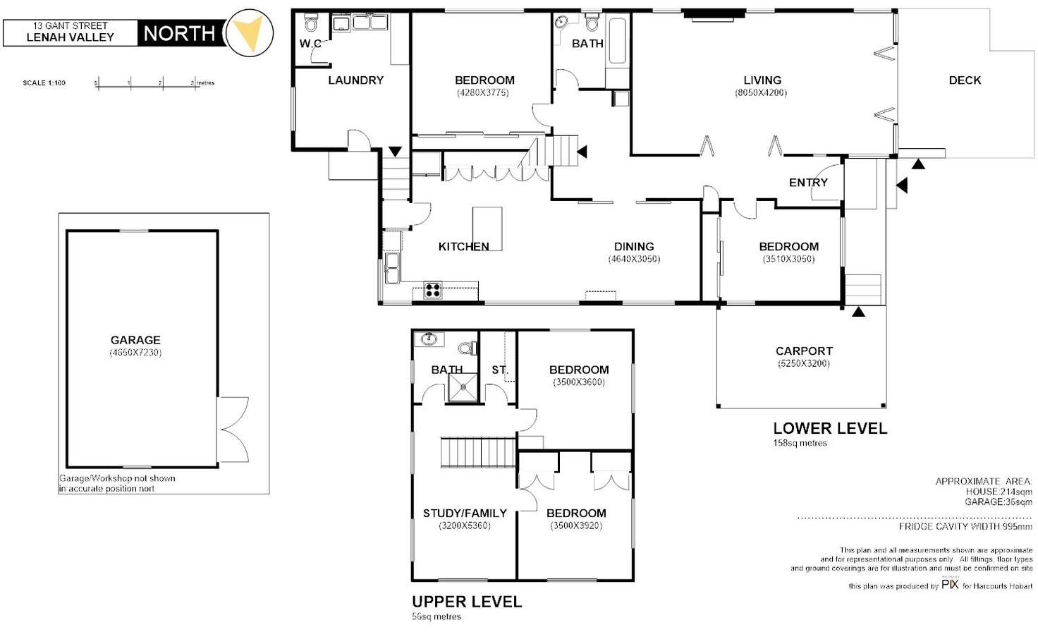 Floorplan of Homely house listing, 13 Gant Street, Lenah Valley TAS 7008