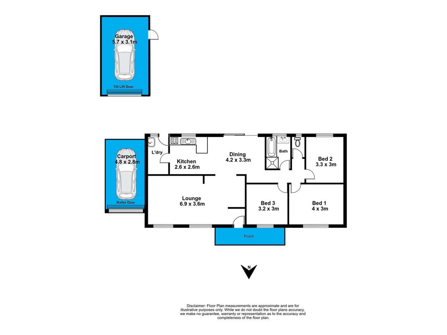 Floorplan of Homely house listing, 28 Carew Street, Reynella East SA 5161