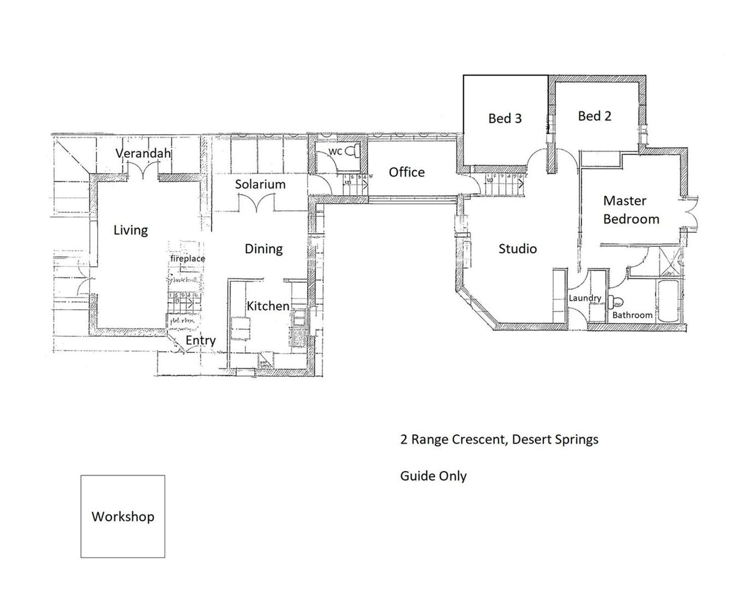 Floorplan of Homely house listing, 2 Range Crescent, Desert Springs NT 870