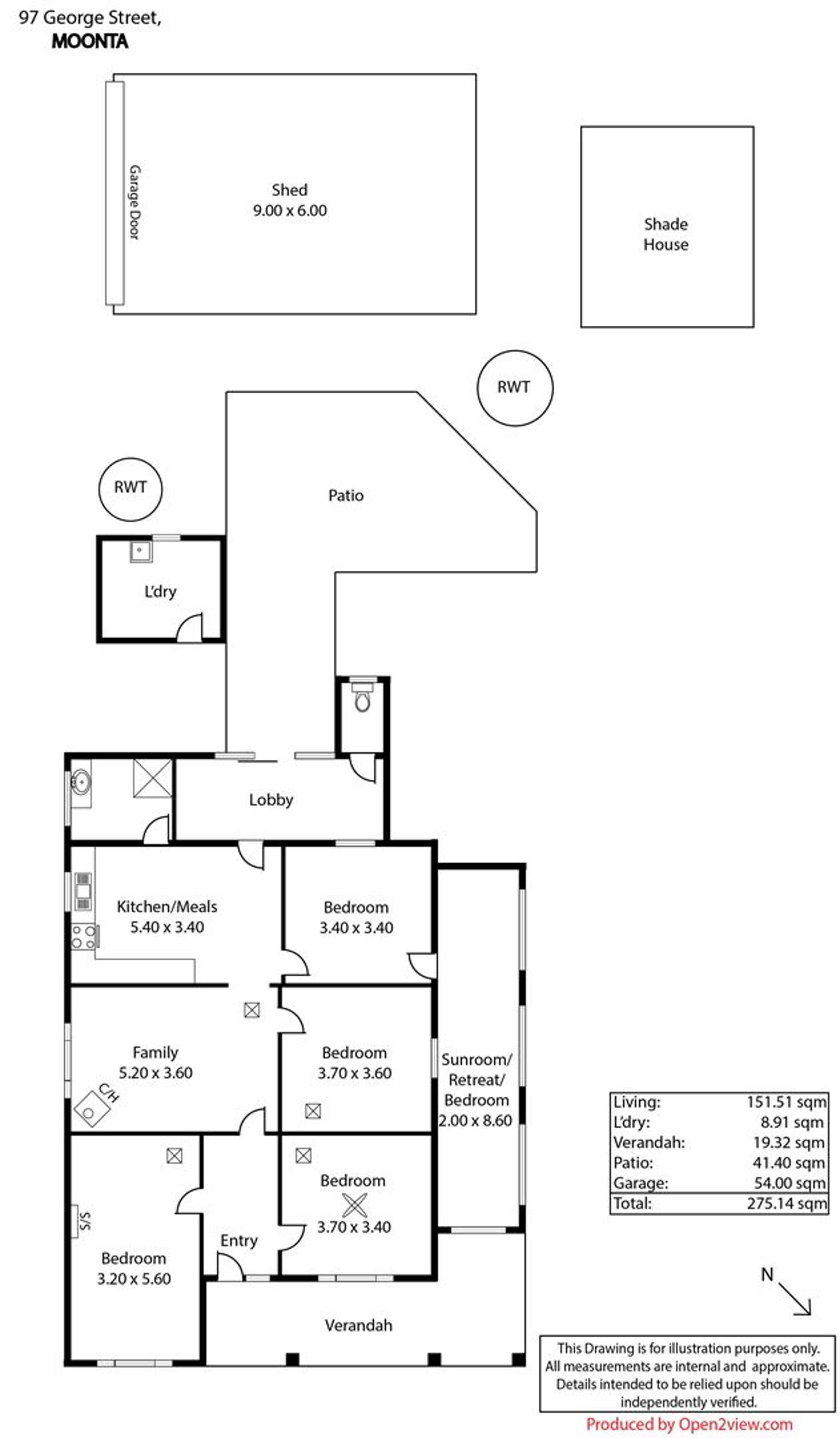 Floorplan of Homely house listing, 97 George Street, Moonta SA 5558