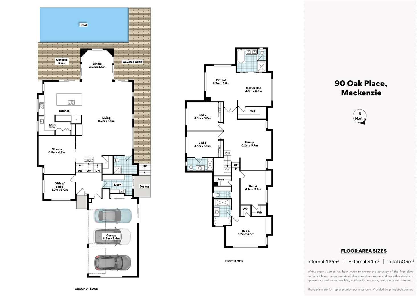 Floorplan of Homely house listing, 90 Oak Place, Mackenzie QLD 4156