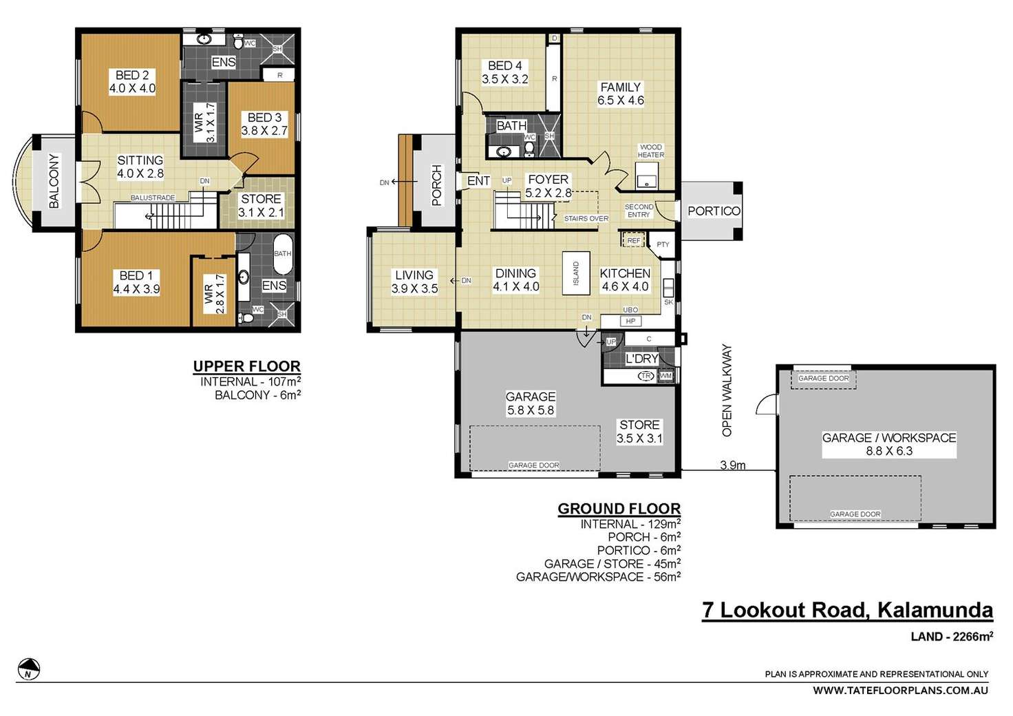 Floorplan of Homely house listing, 7 Lookout Road, Kalamunda WA 6076