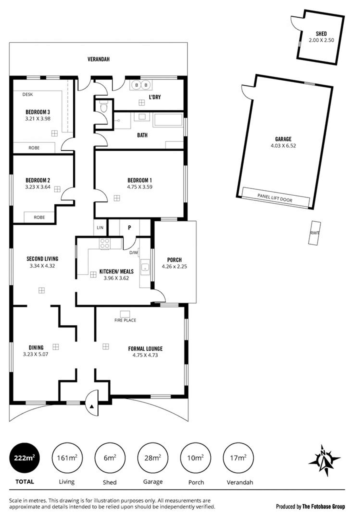 Floorplan of Homely house listing, 22A Doreen Street, Vale Park SA 5081