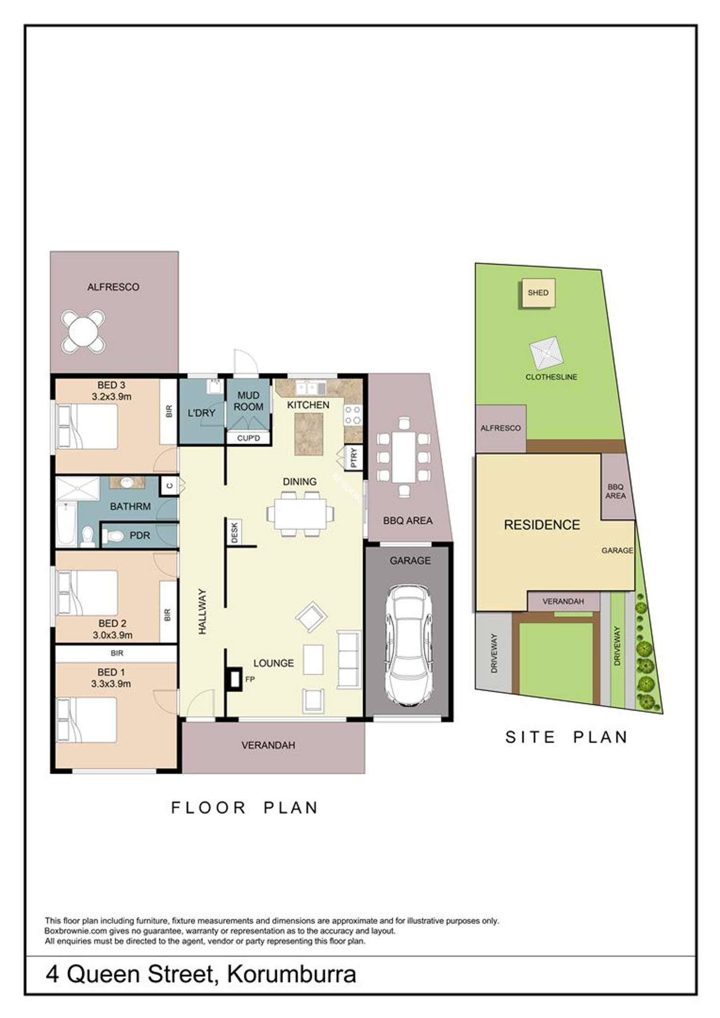 Floorplan of Homely house listing, 4 Queen Street, Korumburra VIC 3950