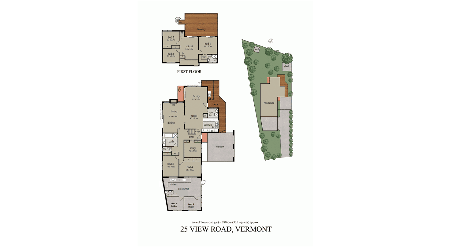 Floorplan of Homely house listing, 25 View Road, Vermont VIC 3133