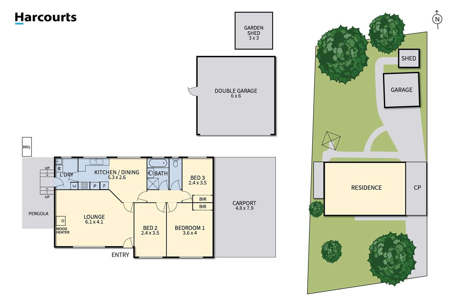 Floorplan of Homely house listing, 46 Harley Parade, Prospect Vale TAS 7250