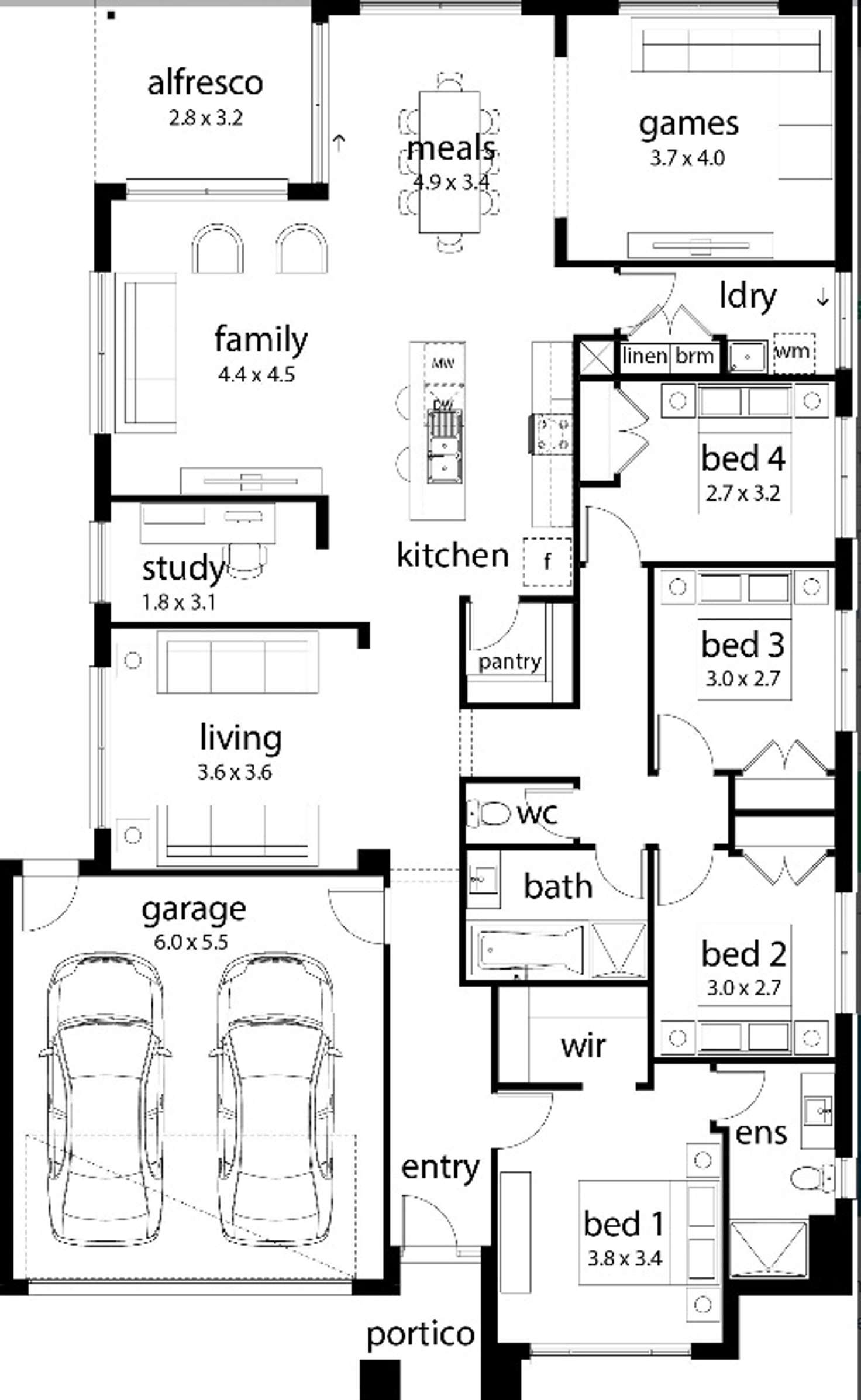 Floorplan of Homely house listing, 2 Short Street, Creswick VIC 3363