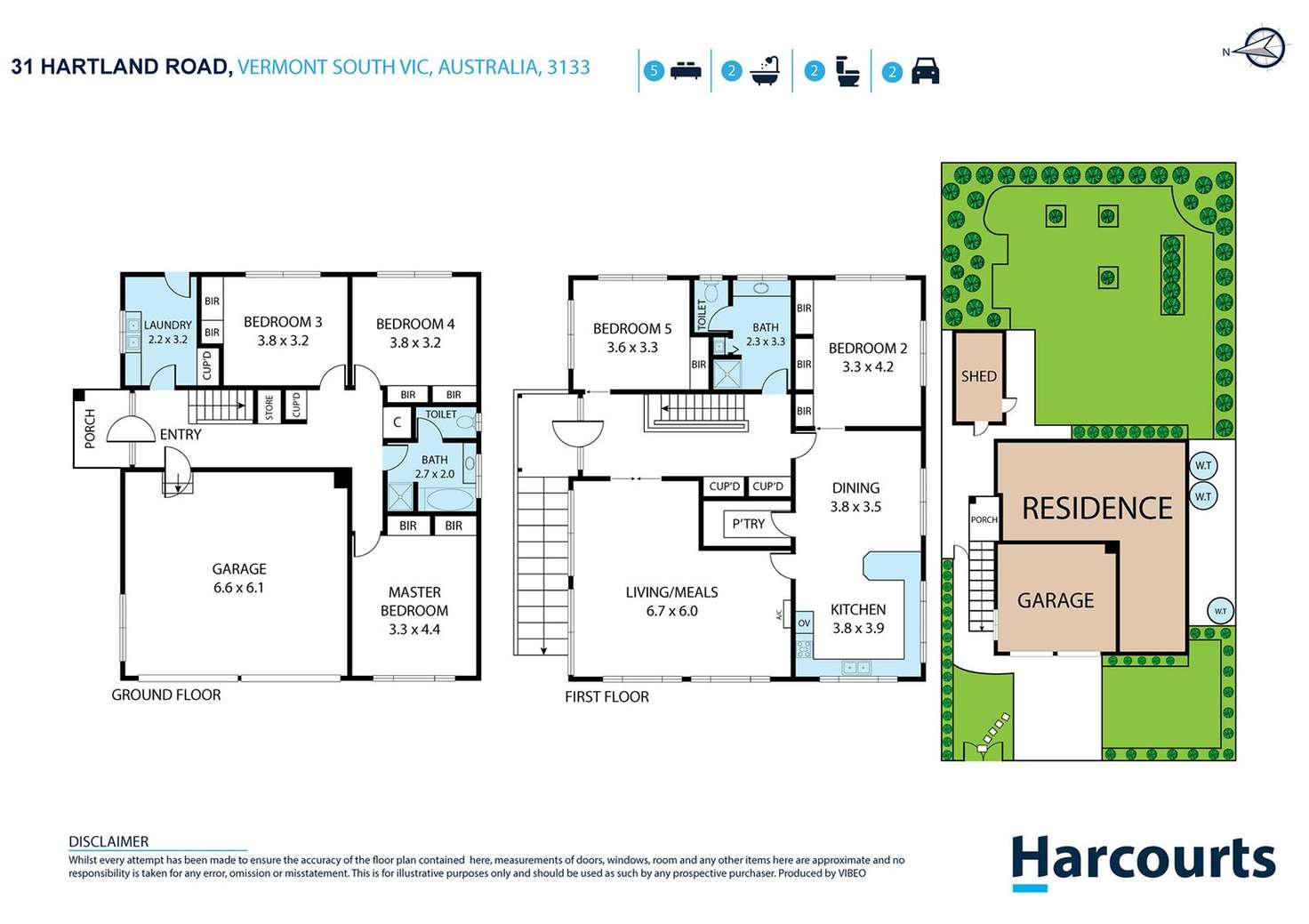 Floorplan of Homely house listing, 31 Hartland Road, Vermont South VIC 3133