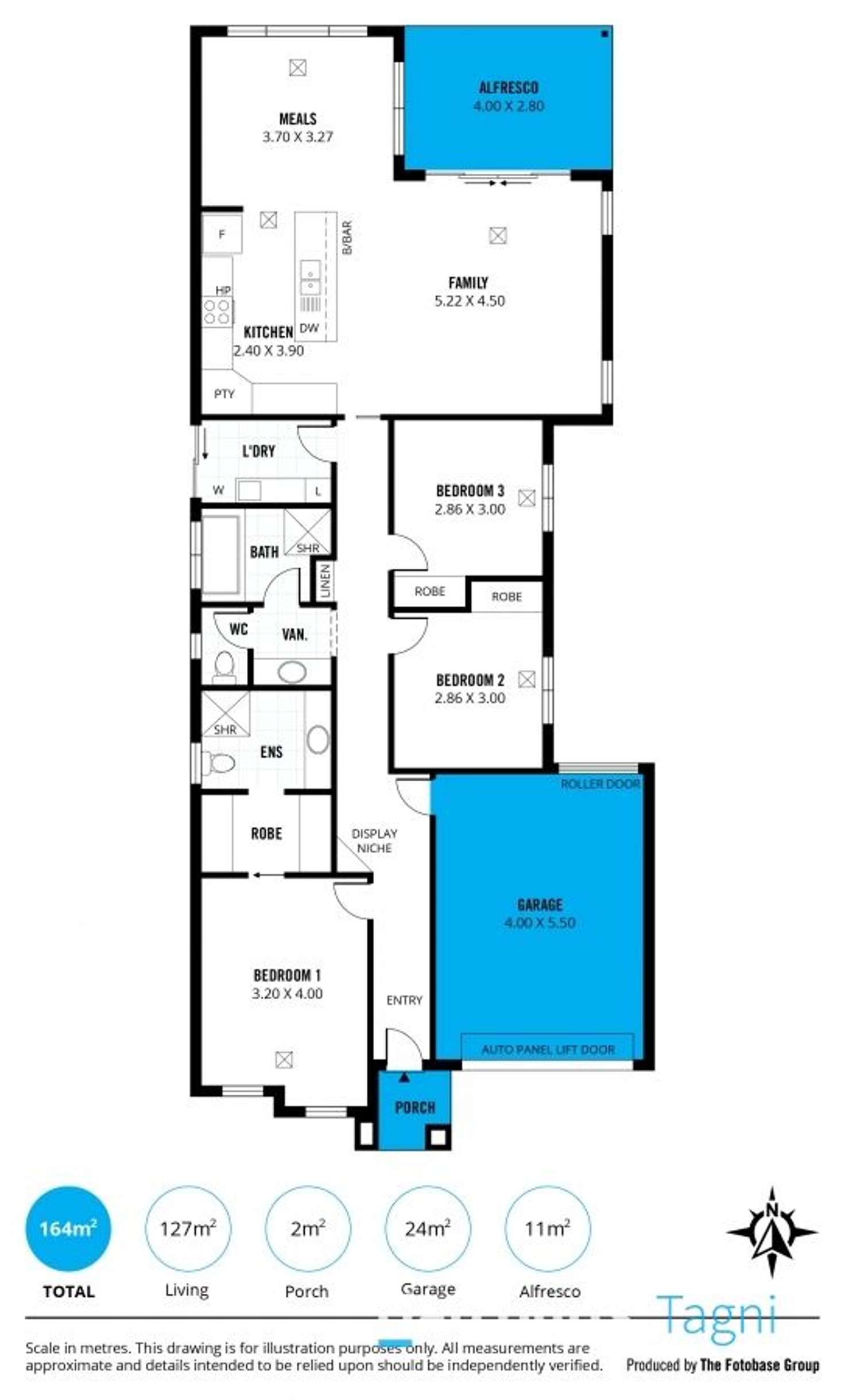 Floorplan of Homely house listing, 26 Orbit Court, Woodcroft SA 5162
