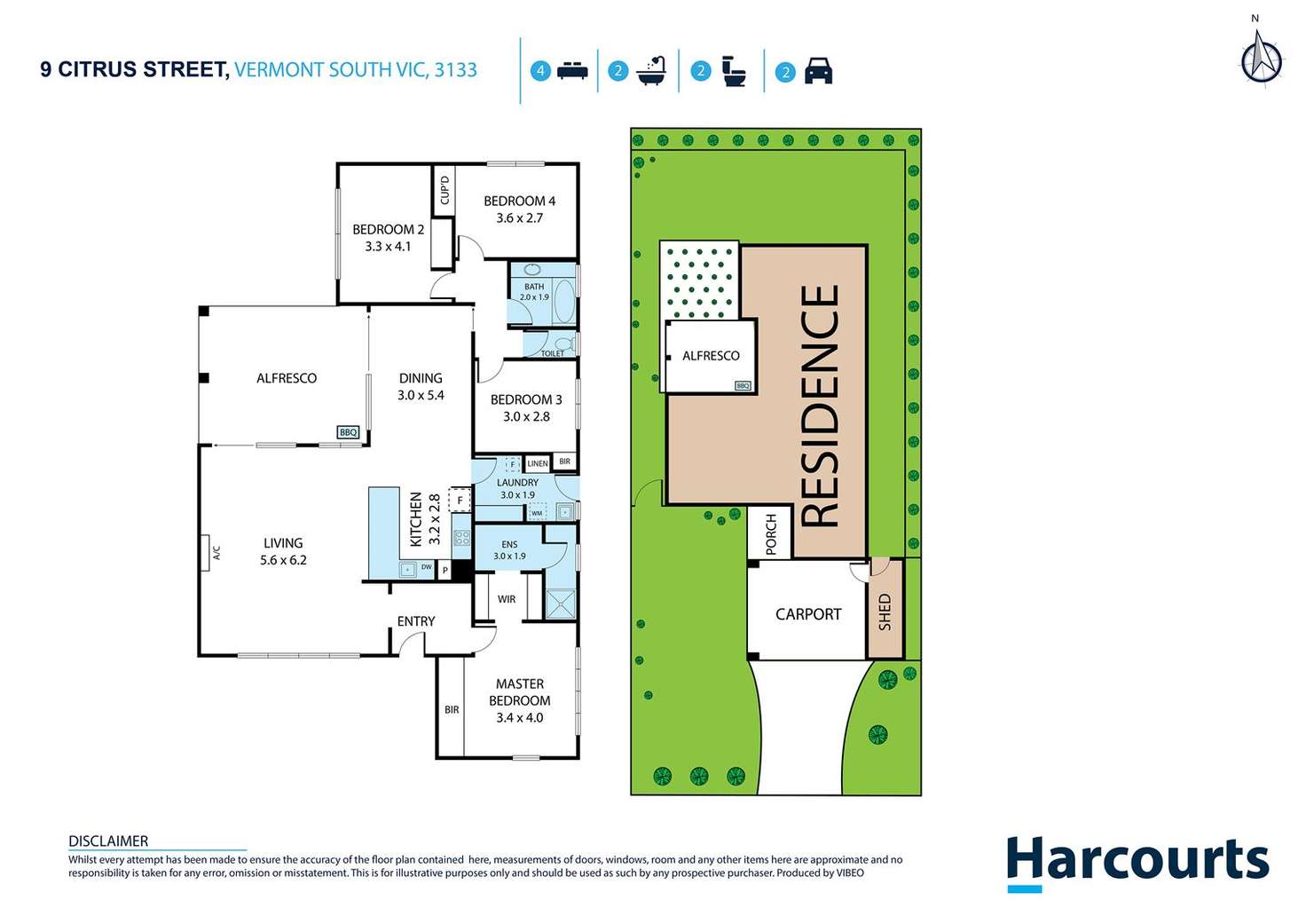 Floorplan of Homely house listing, 9 Citrus Street, Vermont South VIC 3133
