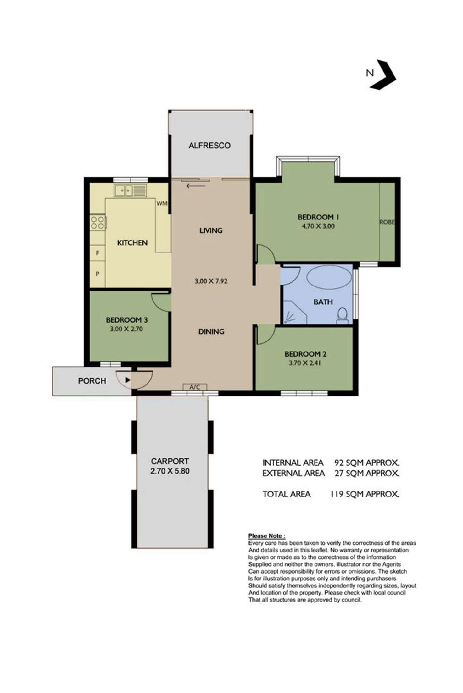 Floorplan of Homely apartment listing, 5/5 Ulah Place, Semaphore Park SA 5019