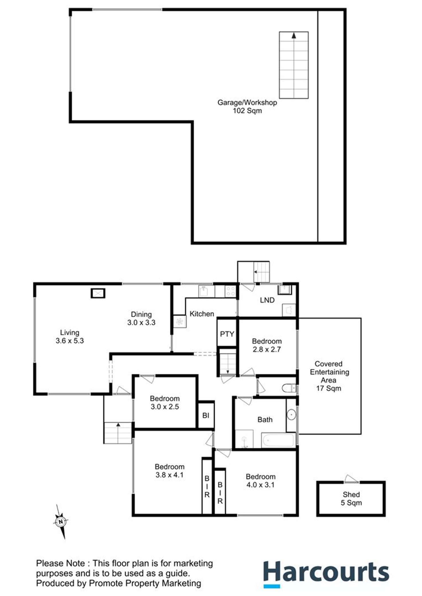Floorplan of Homely house listing, 10 Tarcombe Street, Rosetta TAS 7010