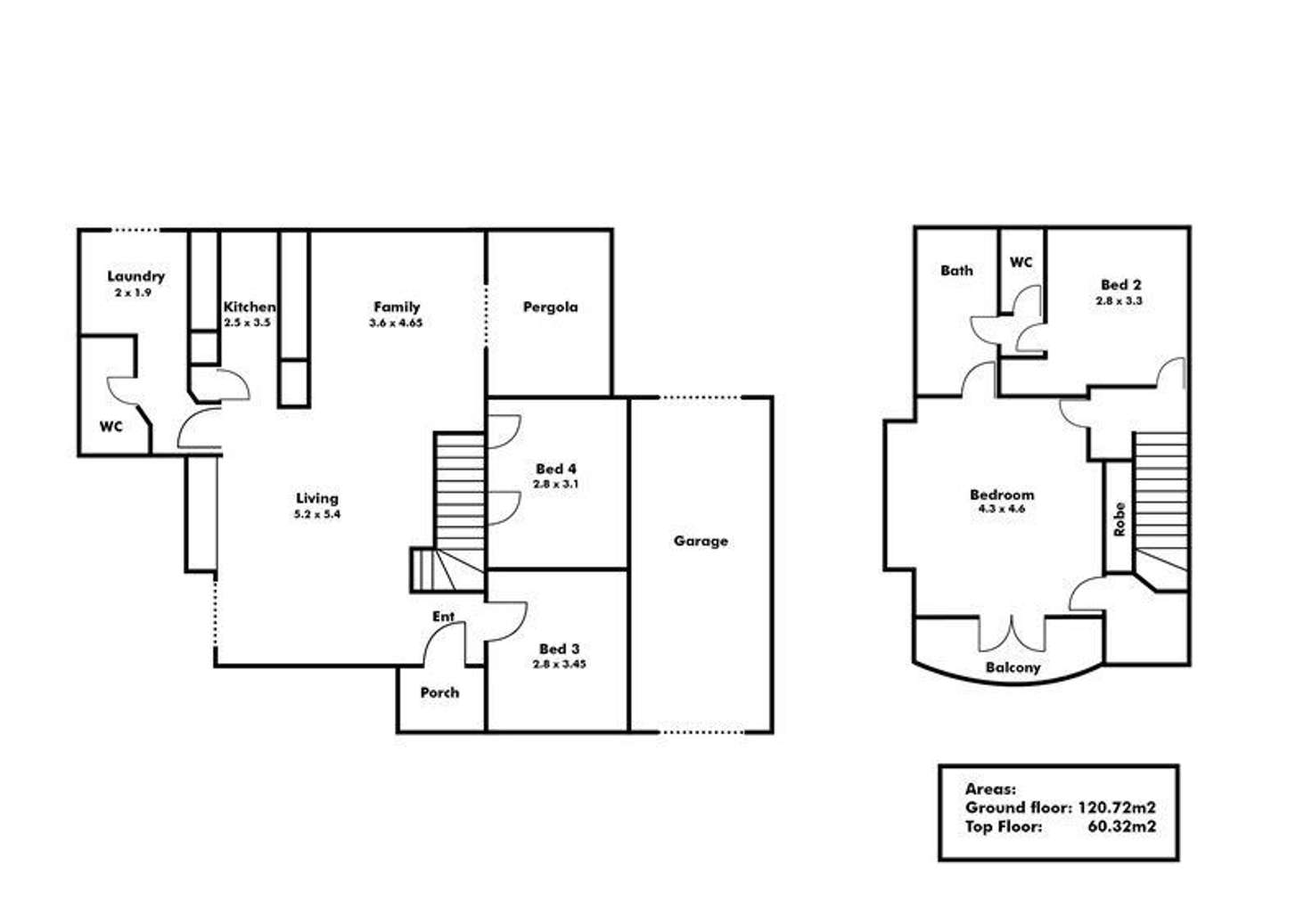 Floorplan of Homely house listing, 77A Gibson Street, Beaconsfield WA 6162