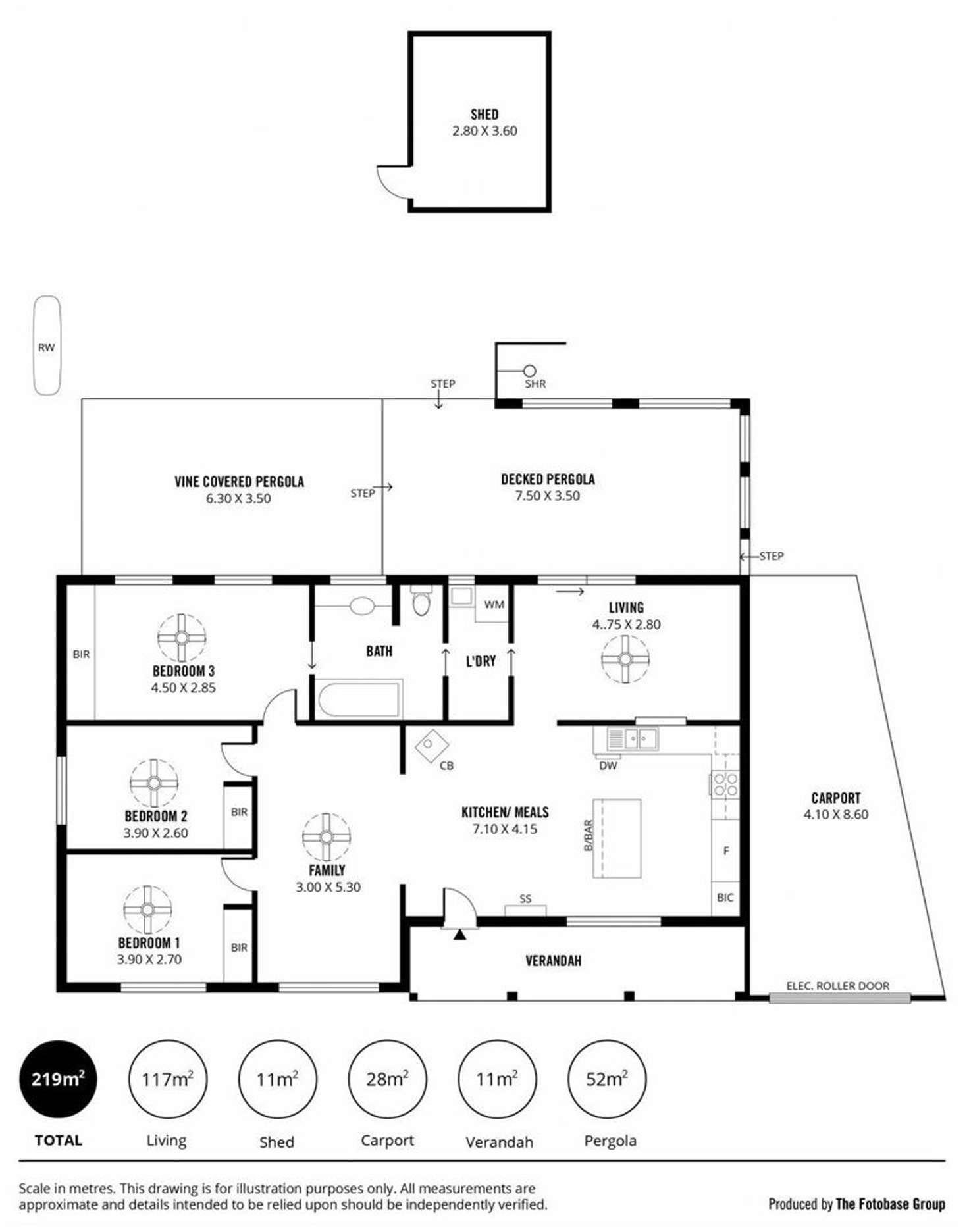 Floorplan of Homely house listing, 16 Rowley Road, Port Willunga SA 5173