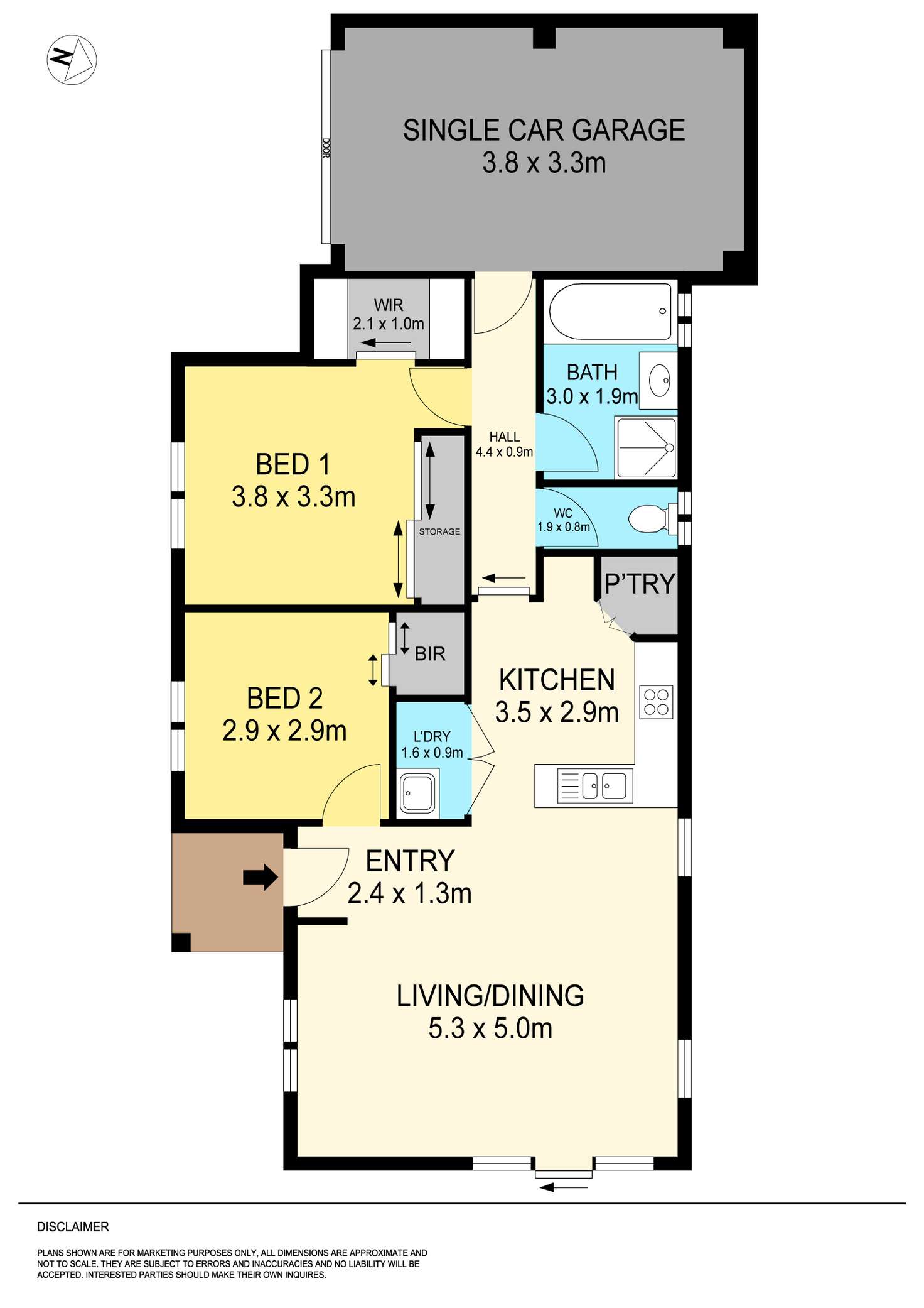 Floorplan of Homely unit listing, 3/261 Albert Street, Sebastopol VIC 3356