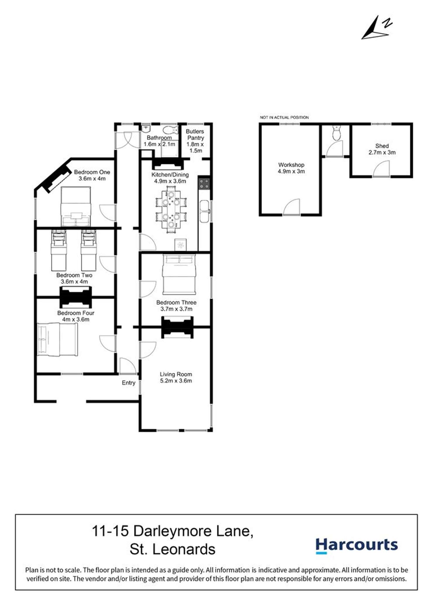 Floorplan of Homely house listing, 11/15 Darleymore Lane, St Leonards TAS 7250