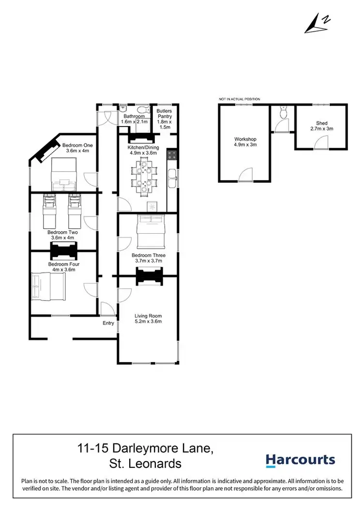 Floorplan of Homely house listing, 11/15 Darleymore Lane, St Leonards TAS 7250