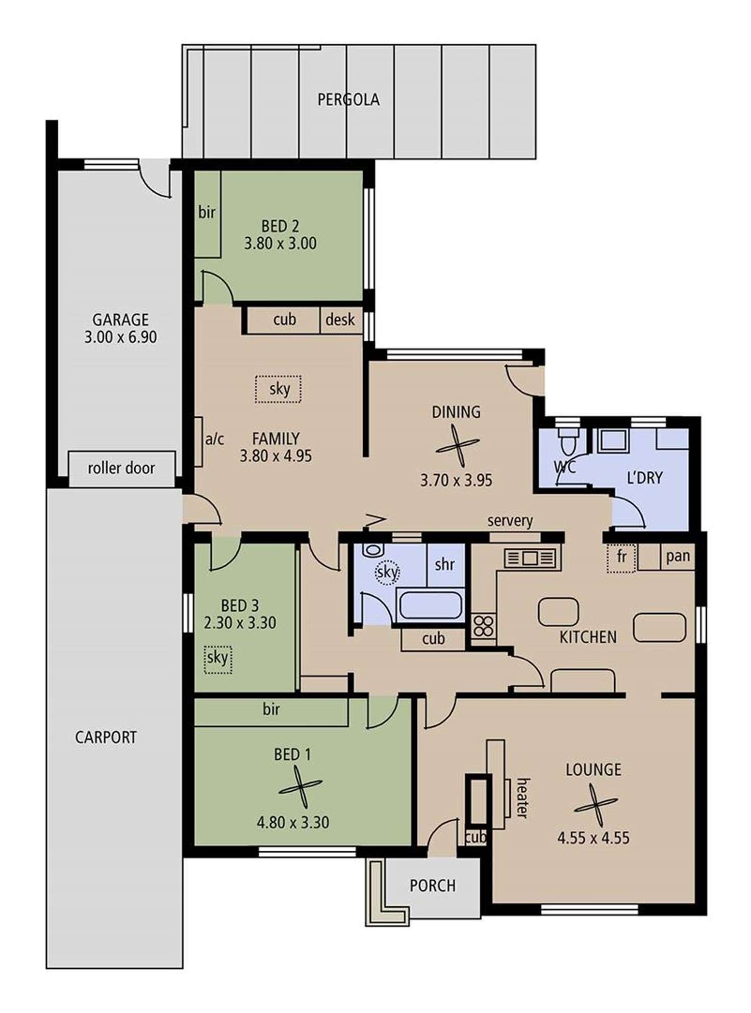 Floorplan of Homely house listing, 68 Byre Avenue, Somerton Park SA 5044