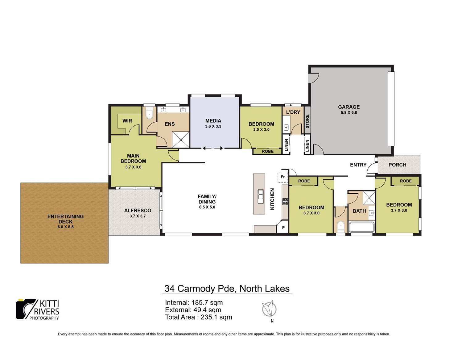 Floorplan of Homely house listing, 34 Carmody Parade, North Lakes QLD 4509