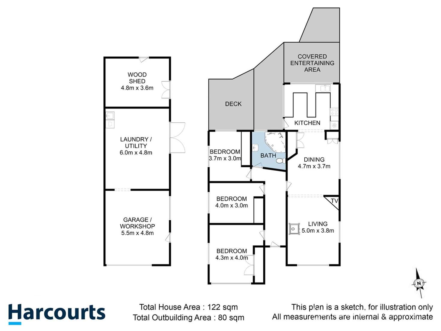 Floorplan of Homely house listing, 33 Gemalla Road, Margate TAS 7054