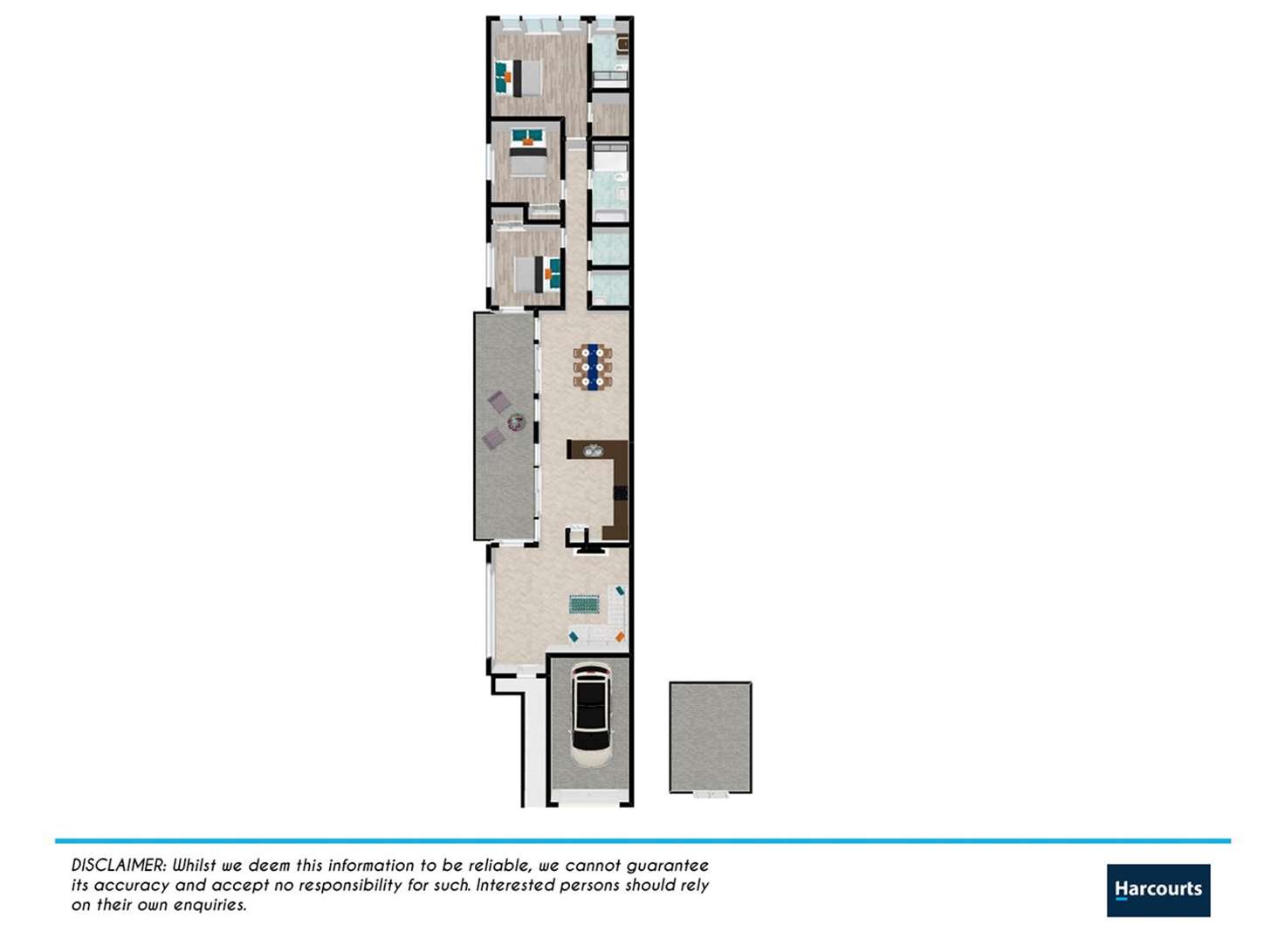 Floorplan of Homely semiDetached listing, 1/66 Glossop Street, North St Marys NSW 2760