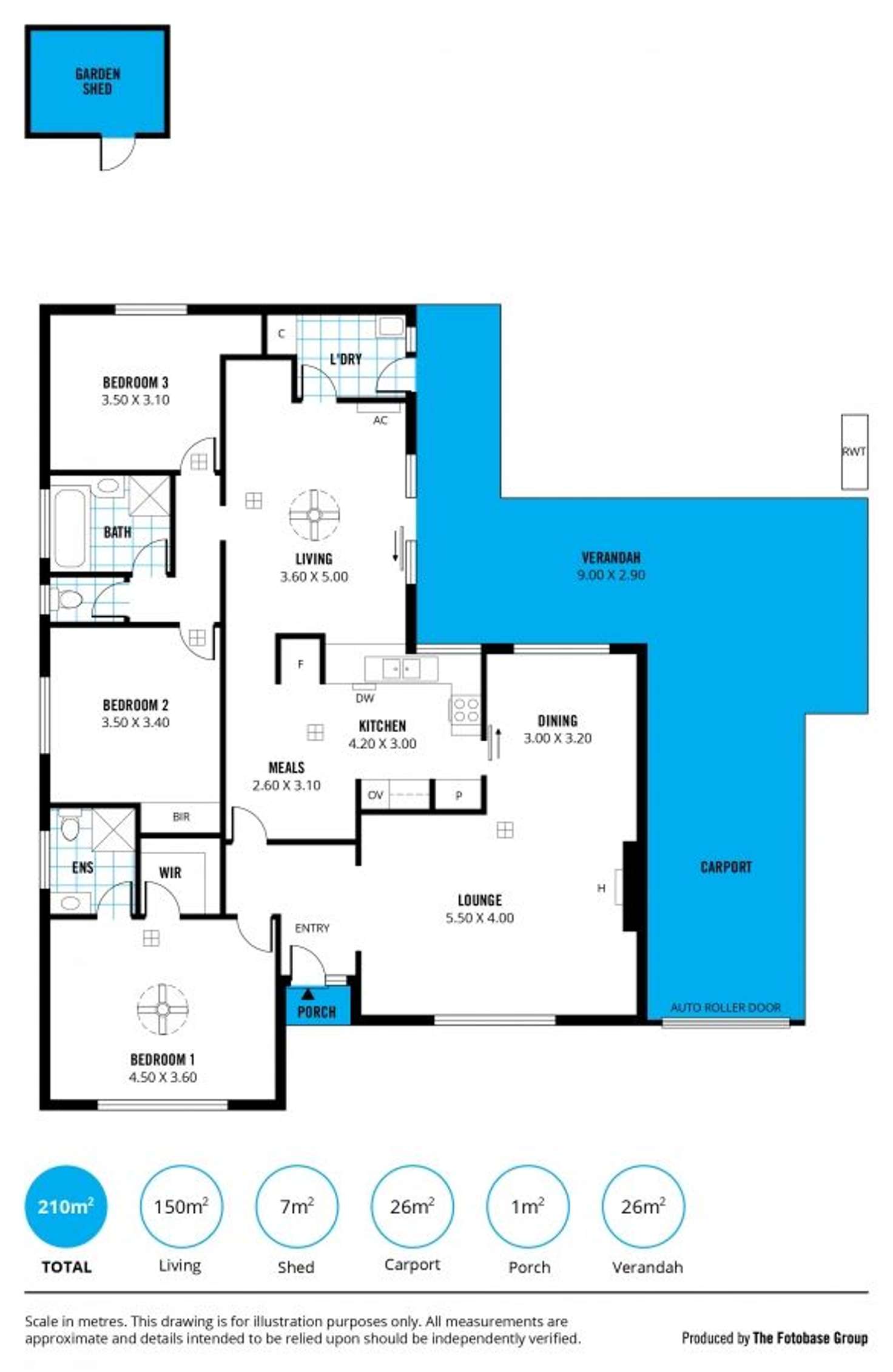 Floorplan of Homely house listing, 67 Emerald Street, Flagstaff Hill SA 5159