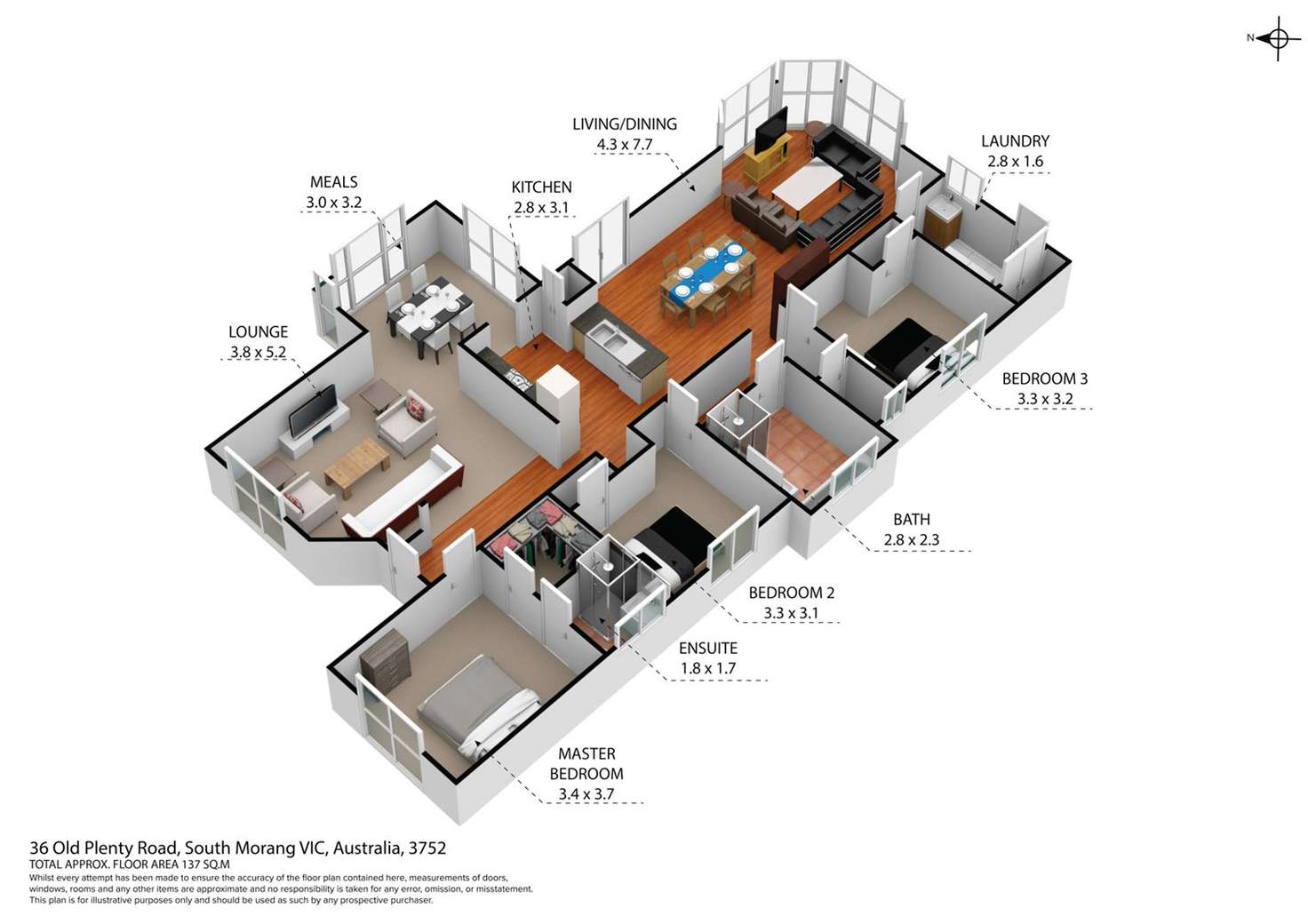 Floorplan of Homely house listing, 36 Old Plenty Road, South Morang VIC 3752