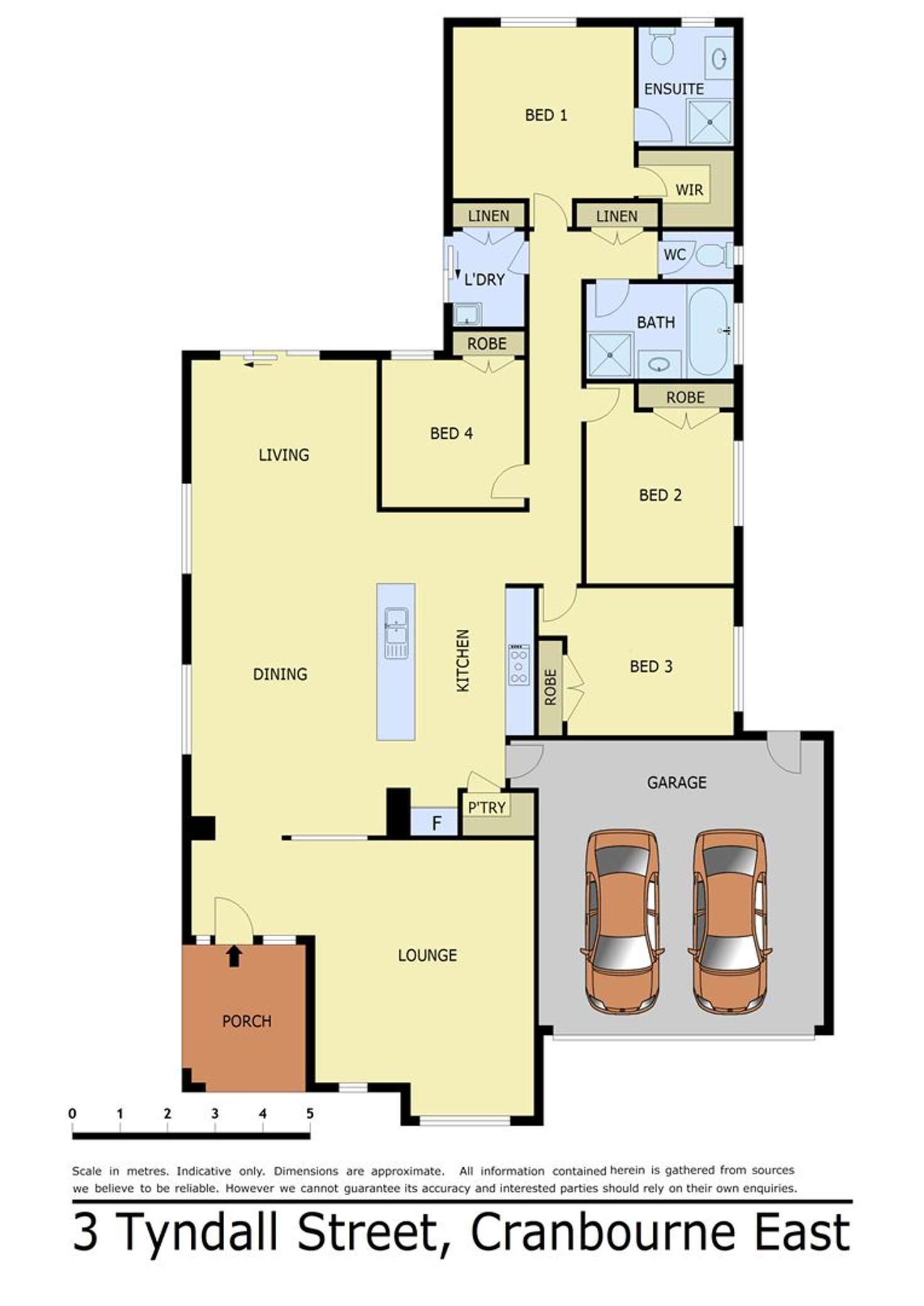 Floorplan of Homely house listing, 3 Tyndall Street, Cranbourne East VIC 3977