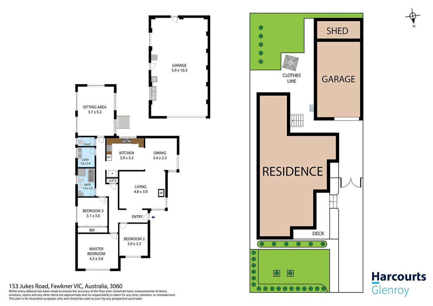 Floorplan of Homely house listing, 153 Jukes Road, Fawkner VIC 3060