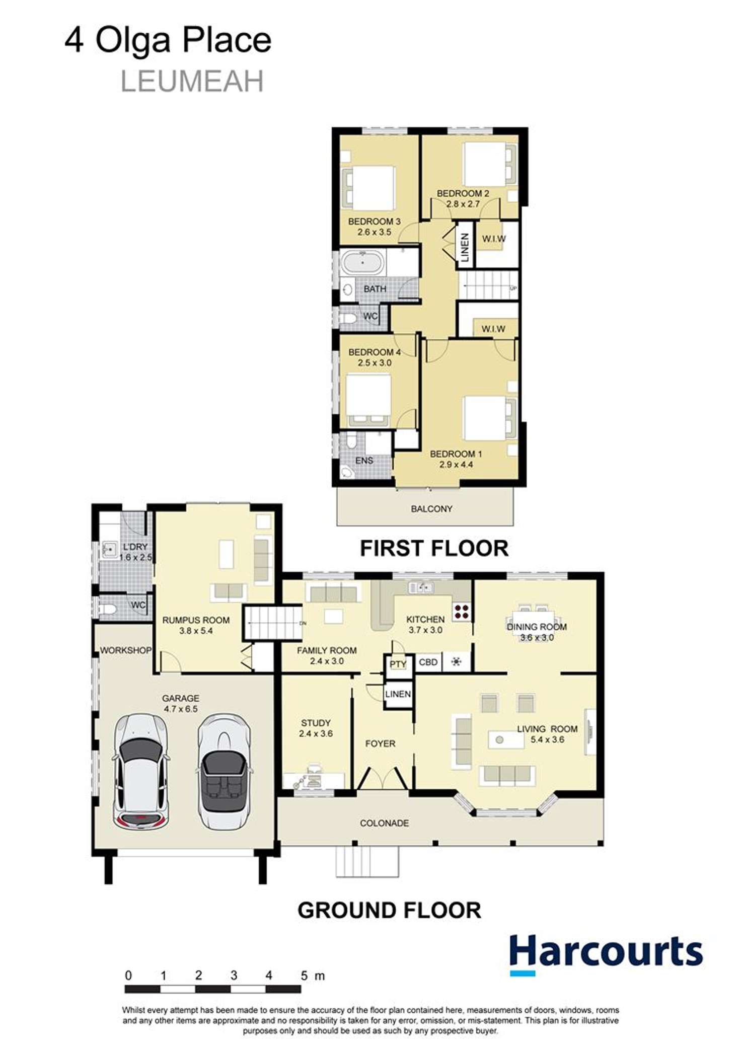 Floorplan of Homely house listing, 4 Olga Place, Leumeah NSW 2560